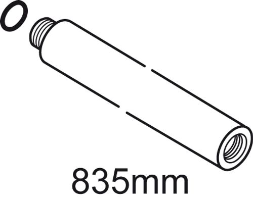 IS-Brausestange-d25-Abstand-L835mm-Chrom-A861143AA gallery number 1